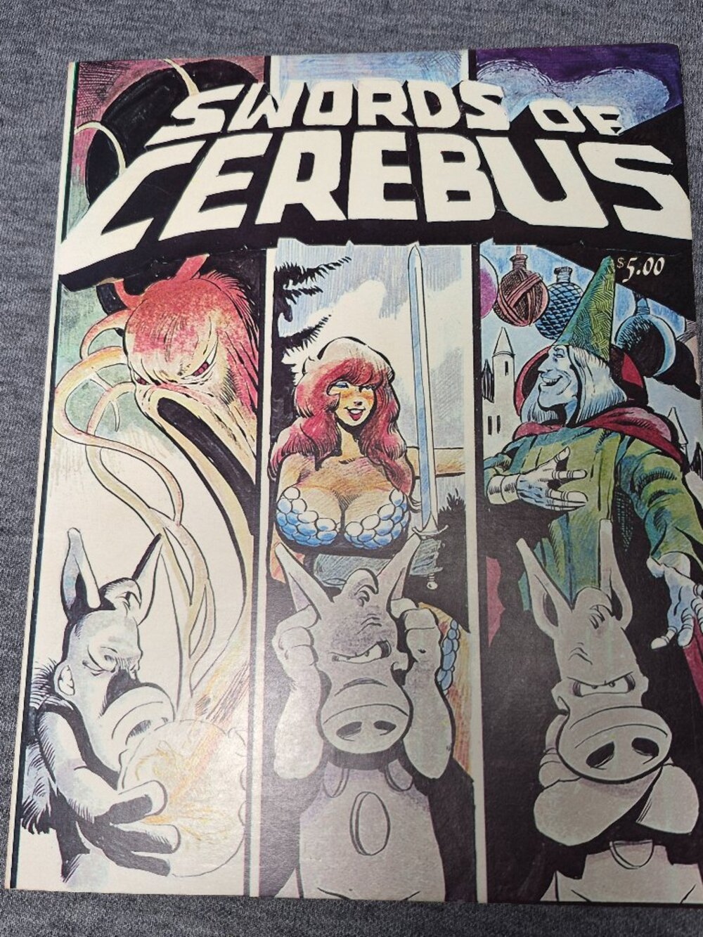 VGT Swords of Cerebus Vol 1 First Print SIGNED By Dave Sim 1981 Best Wishes  PME
